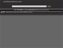 Tablet Screenshot of myfilipinokitchen.com